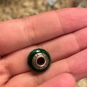 green pandora bead
